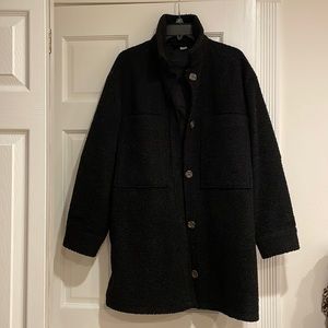 Black Sherpa Coat